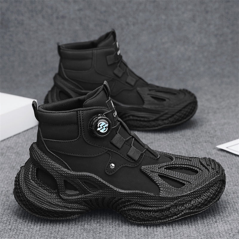 Damen stylische High-Top Sneakers mit dynamischem Sohlendesign R&B
