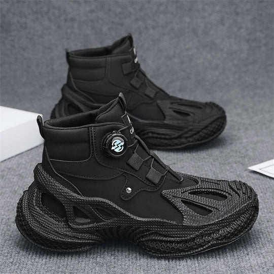 Damen stylische High-Top Sneakers mit dynamischem Sohlendesign R&B