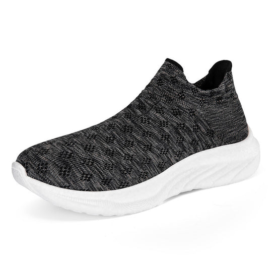 Damen Slip-On Laufschuhe mit atmungsaktiver Strick-Oberfläche R&B