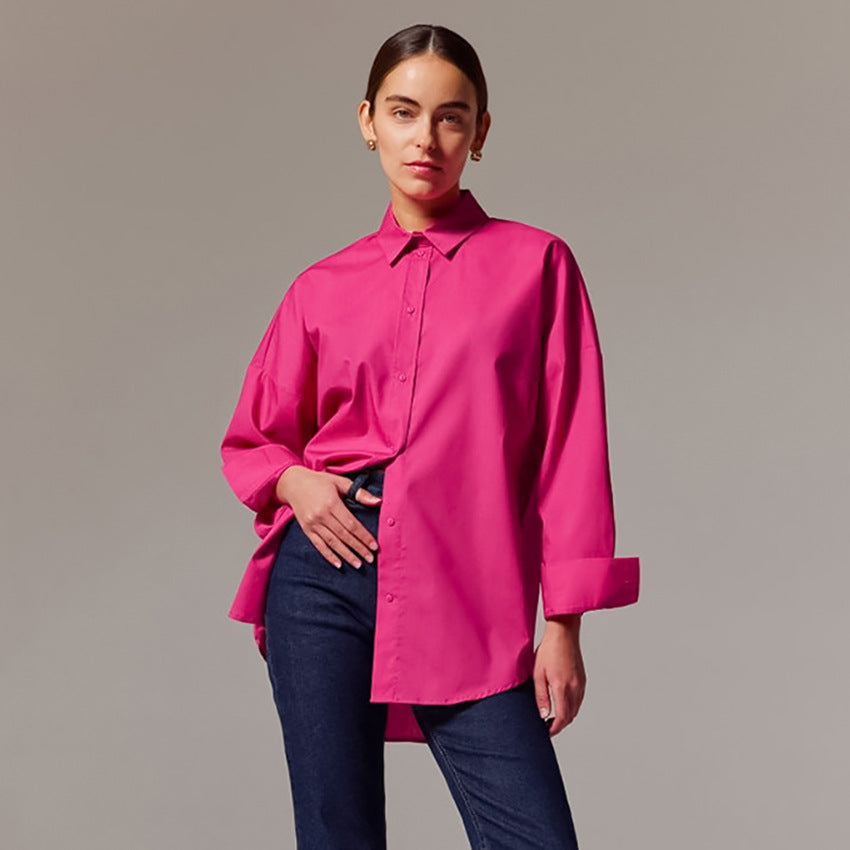 Damen Oversized Hemd R&B