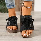 Damen Sportliche Schnürsandalen
