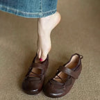 Damen Ballerinas mit verstellbarem Riemchen R&B
