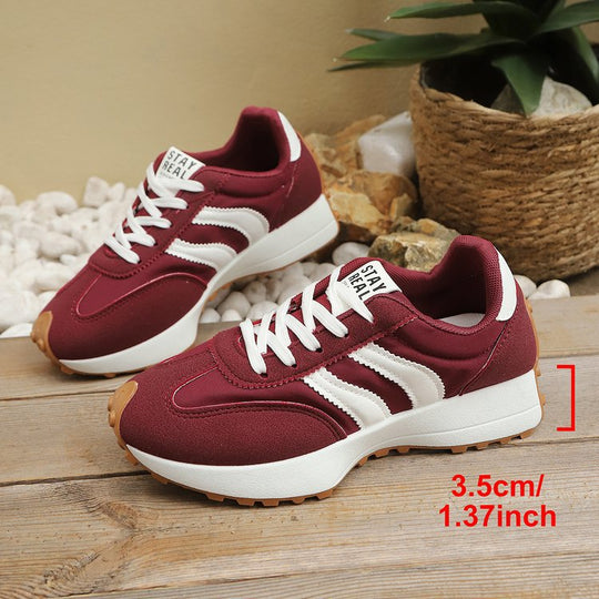 Damen Sportliche Retro-Sneaker mit rutschfester Sohle R&B