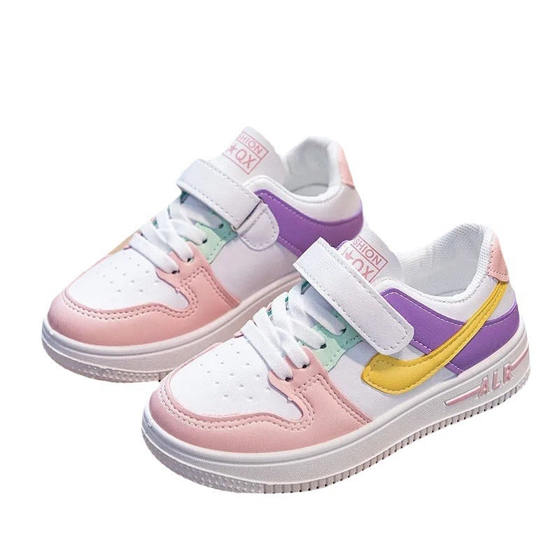 Damen modische Sneaker mit praktischem Klettverschluss und atmungsaktiver Oberflächenstruktur R&B