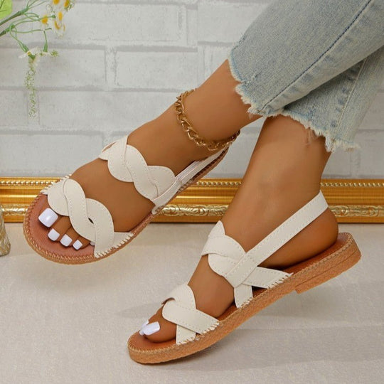 Damen Bequeme Riemensandalen mit modischem Schnitt R&B