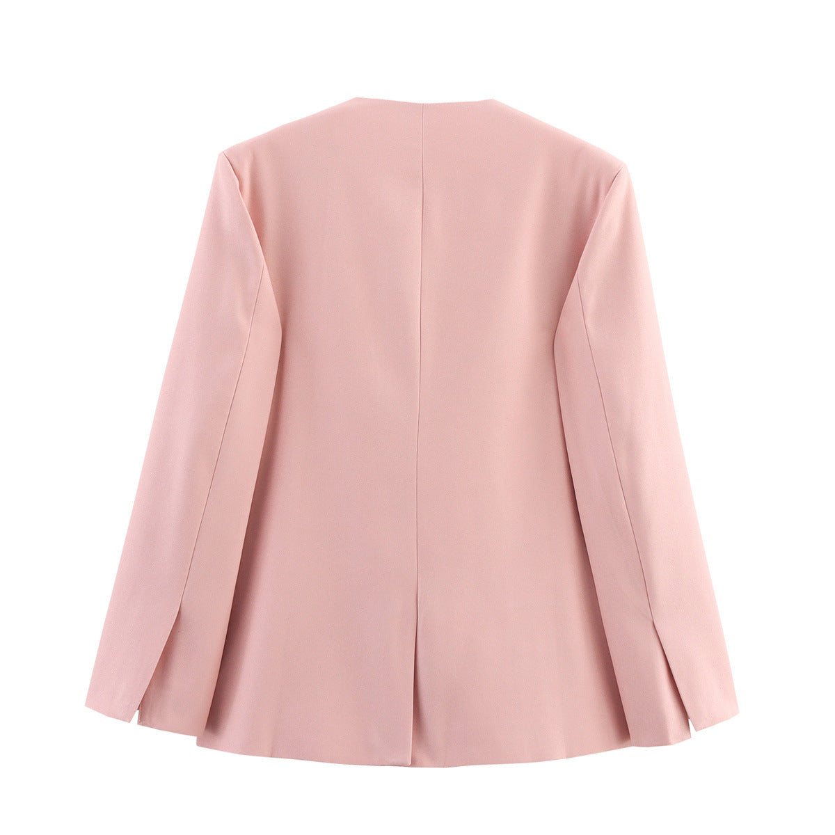 Damen Eleganter Oversized Blazer mit V-Ausschnitt und Taschen R&B