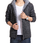 Herren kuschelige Strickjacke mit hochwertigem Innenfutter R&B