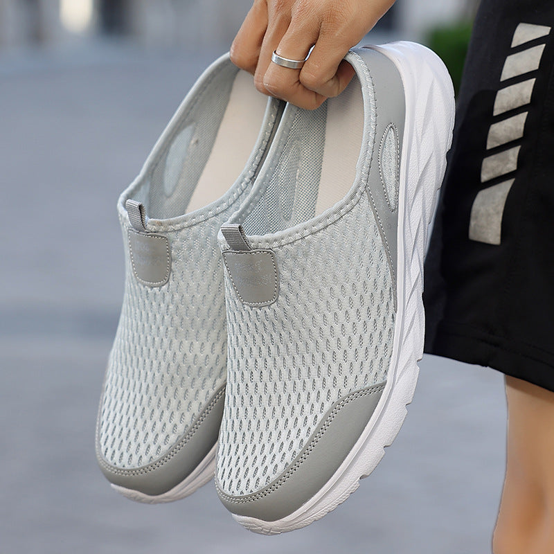 Damen Atmungsaktive Slip-On Freizeitschuhe mit rutschfester Sohle und flexiblem Obermaterial