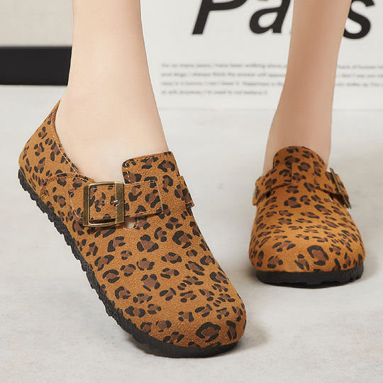 Damen Modische Clogs mit Pferdeschweif-Muster R&B