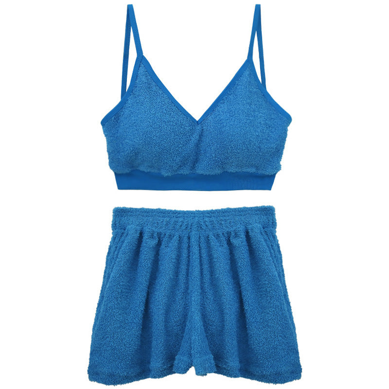 Damen Relax-Set mit weichem Material und verstellbaren Trägern R&B