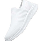 Damen Sportliche Slip-On Sneakers mit flexiblem Strickoberteil R&B