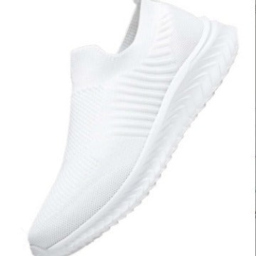 Damen Sportliche Slip-On Sneakers mit flexiblem Strickoberteil R&B
