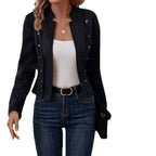 Damen romantischer Blazer mit einzigartigen Knopfdetaills R&B