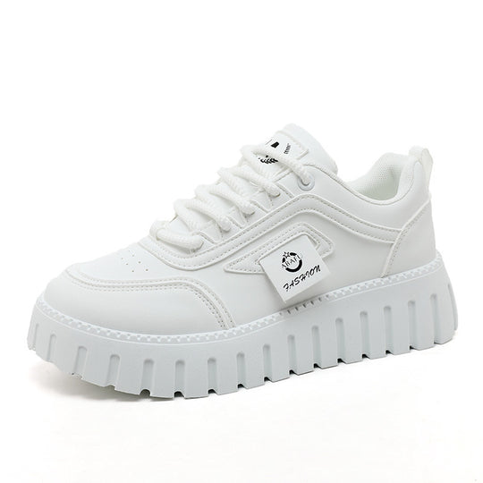 Damen modische Plateau Sneakers mit rutschfester Sohle und atmungsaktivem Obermaterial R&B