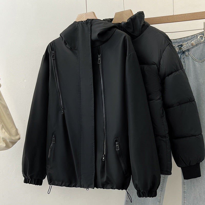 Damen Leichte Übergangsjacke mit verstellbarem Kapuzenkragen und praktischen Taschen R&B