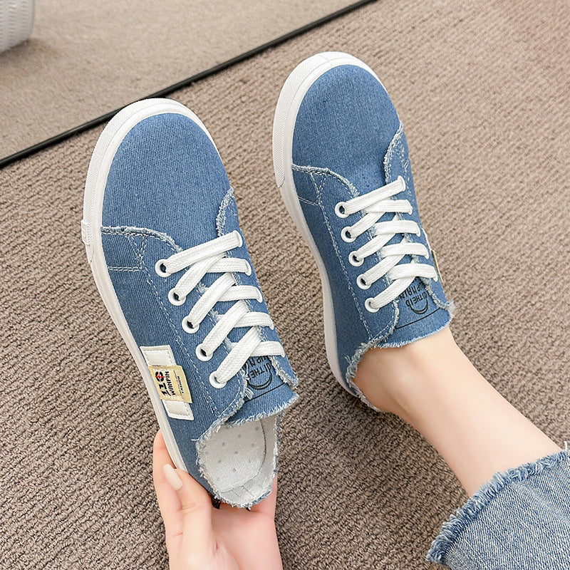 Damen Slip-On Sneakers im lässigen Denim-Look mit bequemer Innensohle