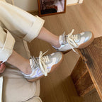 Damen modische Sneaker mit glänzenden Akzenten R&B