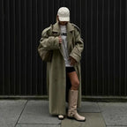 Damen Federgewicht Oversize-Mantel R&B