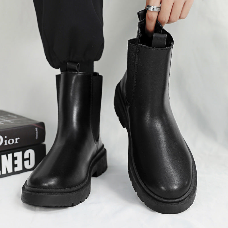 Damen Elegante Chelsea-Stiefel mit robustem Gummizug und rutschfester Sohle