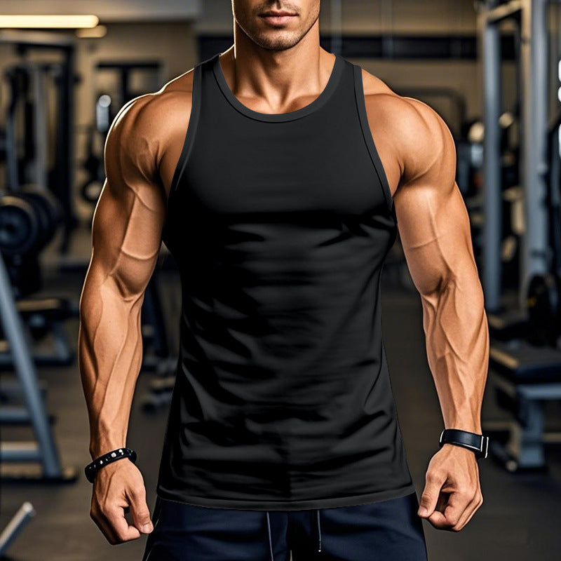 Herren atmungsaktives Fitness Tanktop mit Racerback-Schnitt R&B