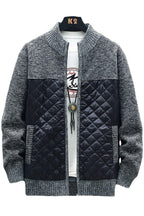 Herren gesteppte Freizeitjacke mit strukturiertem Obermaterial R&B