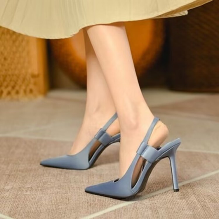 Damen Slingback High-Heels mit elegantem spitzen Design R&B