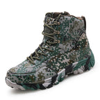 Herren taktische Wanderstiefel mit rutschfester Sohle und wasserabweisendem Obermaterial