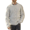 Herren Grobstrickpullover mit klassischem Zopfmuster R&B