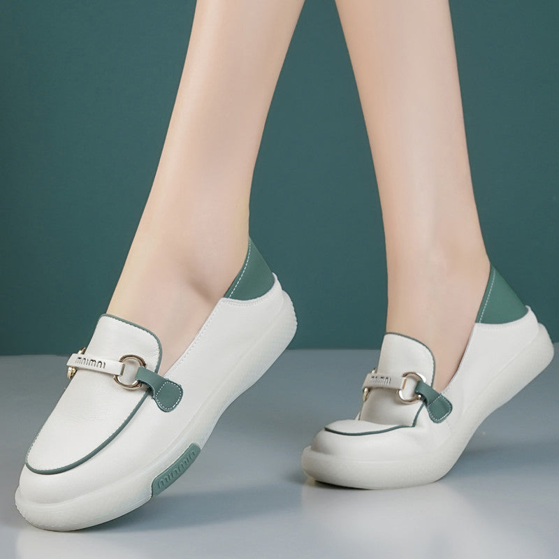 Damen Bequeme Slip-On Schuhe mit modischem Dekor und rutschfester Sohle R&B