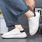 Damen Komfortable Sneaker mit schickem Karomuster und flexibler Laufsohle