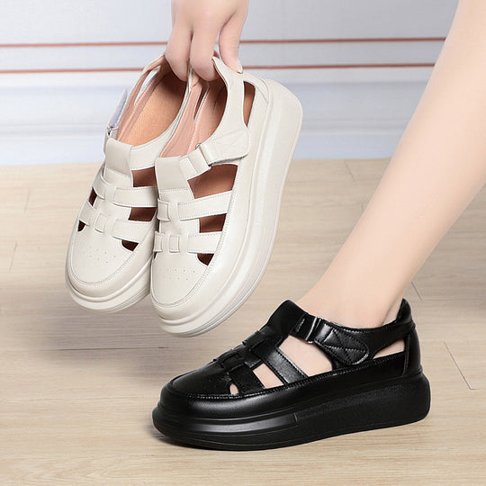 Damen Komfortable Sandalen mit verstellbarem Klettverschluss und atmungsaktivem Obermaterial R&B