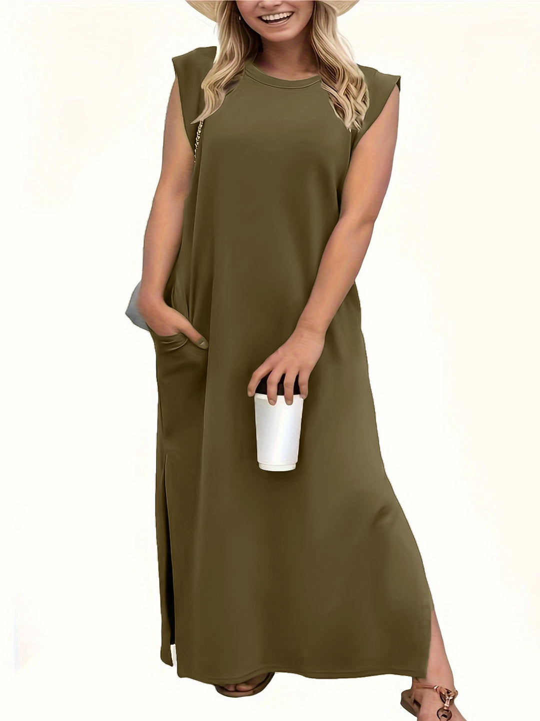 Damen Maxikleid mit elegantem Schnitt R&B