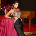 Damen Elegantes Maxikleid mit Spitze und Raffiniertem Schnitt R&B