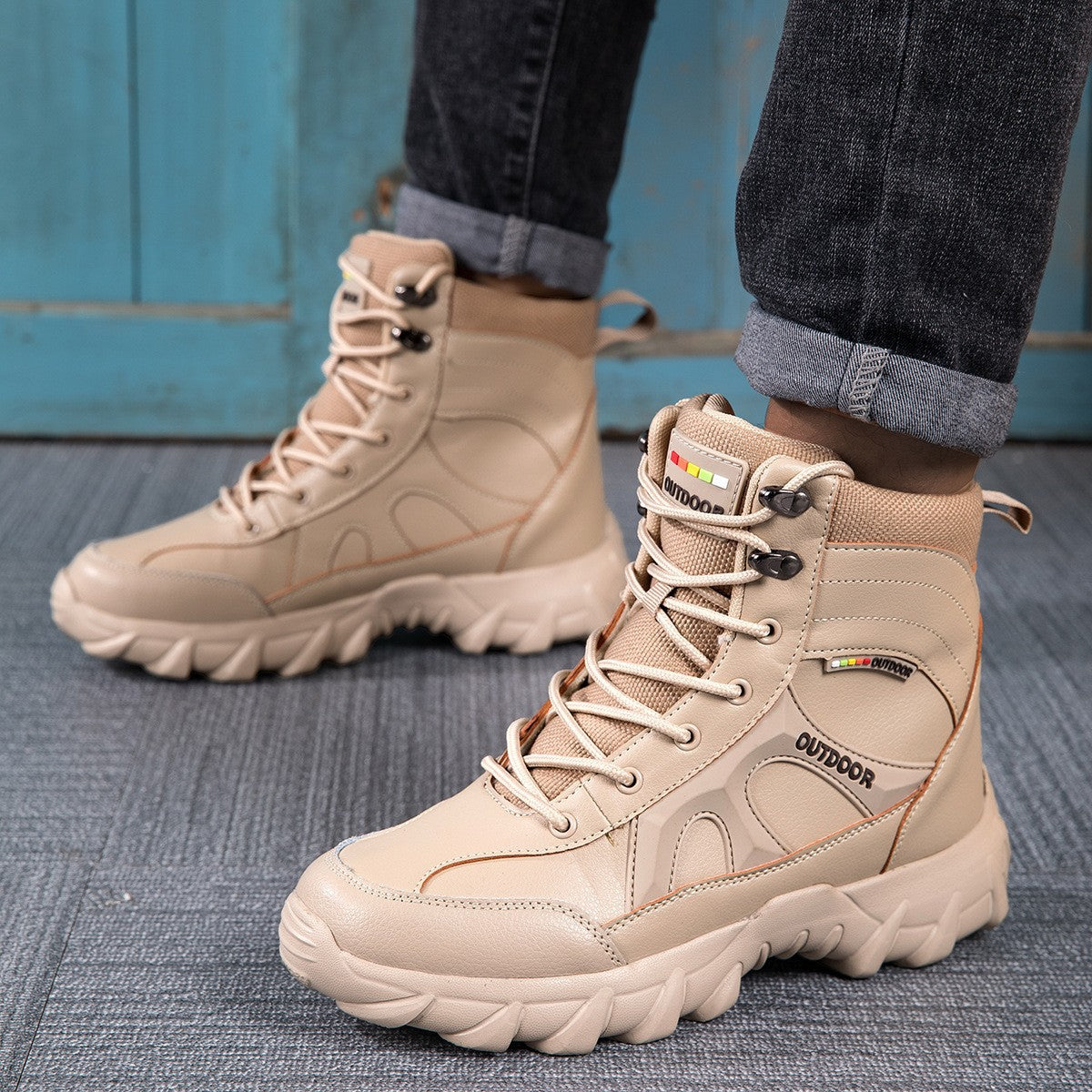 Damen hoch geschnittene Outdoor-Wanderschuhe