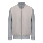 Herren lässige Sommerjacke im minimalistischen Design mit praktischen Reißverschlusstaschen R&B