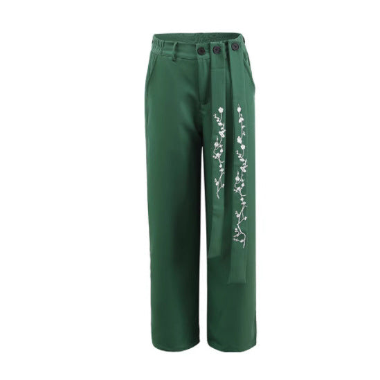 Damen Stylisches Oversized-Hemd mit feiner Stickerei und eleganten Ärmeln R&B