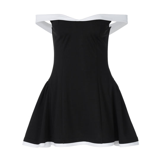 Damen Off-Shoulder Kleid R&B