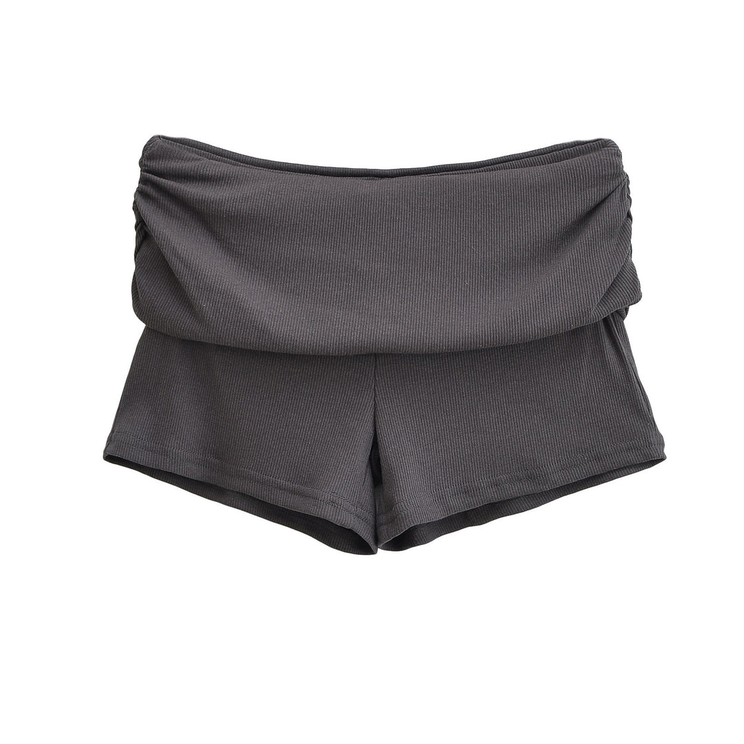 Damen Sportliche Jersey-Shorts mit breitem Bündchen R&B