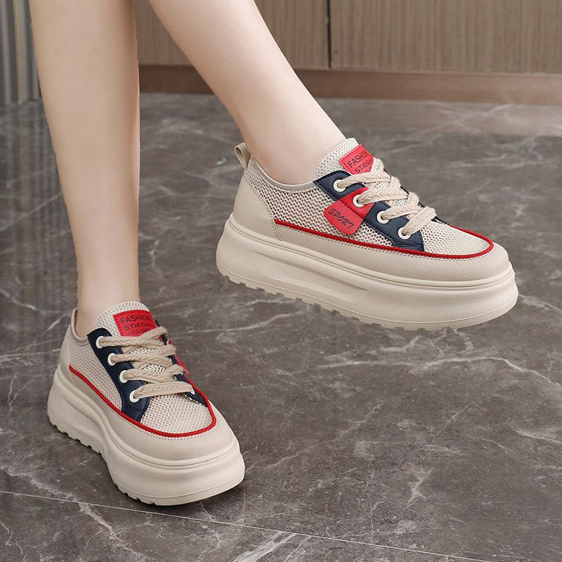 Damen Sportliche Chunky Sneakers mit atmungsaktivem Obermaterial und dämpfender Sohle R&B