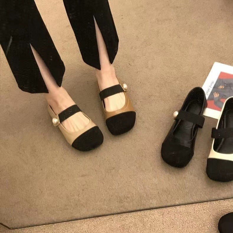 Damen Bequeme Ballerinas mit Elegantem Schnallen-Detail R&B
