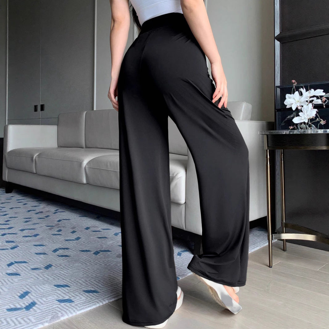 Damen Hochtaillierte Palazzo-Hose R&B