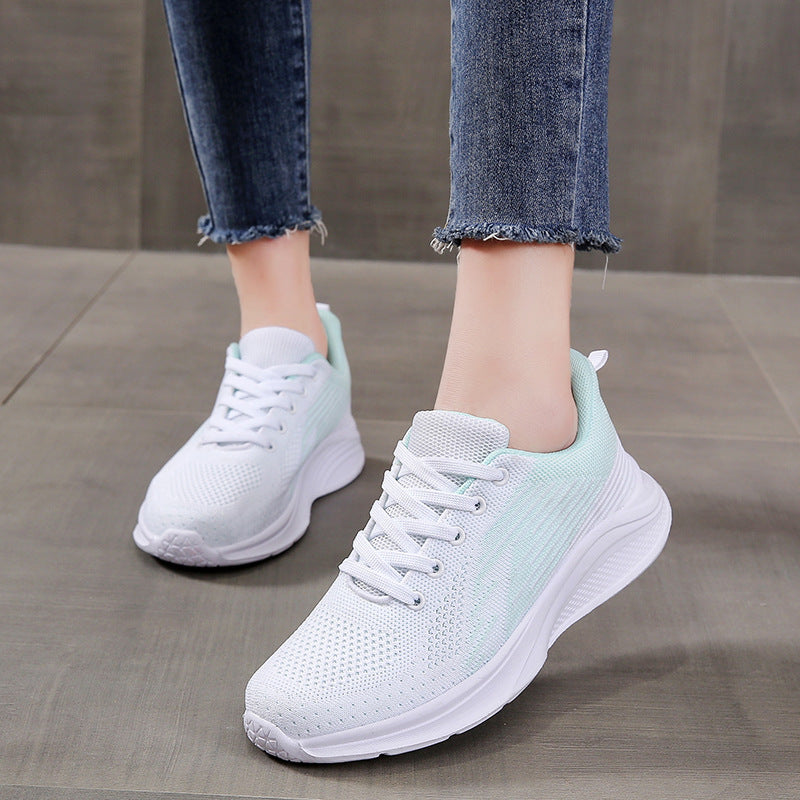 Damen Sportliche Sneaker mit atmungsaktivem Mesh-Obermaterial und flexibler Sohle