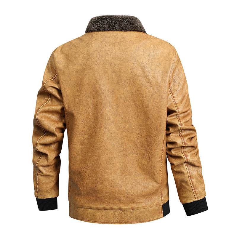 Herren lässige Vintage jacke mit weichem Innenfutter R&B