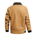 Herren lässige Vintage jacke mit weichem Innenfutter