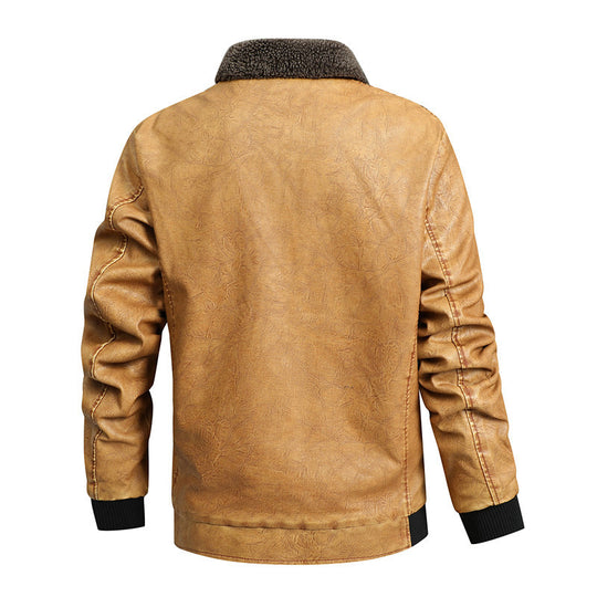 Herren lässige Vintage jacke mit weichem Innenfutter R&B