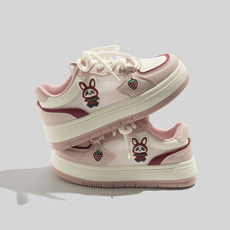 Damen Sneakers mit verspieltem Tierdesign und komfortabler Sohle