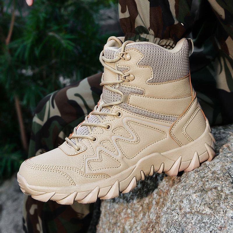 Herren Multifunktionale Trekkingboots mit hohem Knöchelschutz und rutschfester Sohle R&B