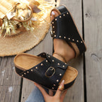 Damen Komfortable Plateau-Sandalen R&B