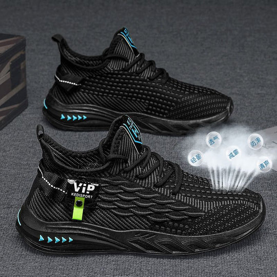 Damen Sportliche Mesh-Laufschuhe mit atmungsaktiver Oberflächenstruktur R&B