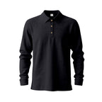 Herren Langarm-Polohemd aus hochwertigem Baumwollmix R&B